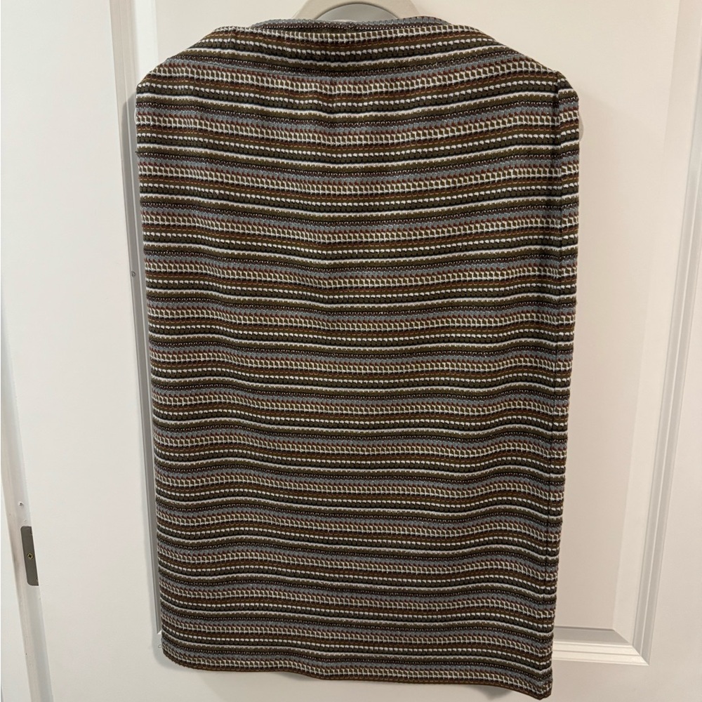 Striped Brown and Black Skirt